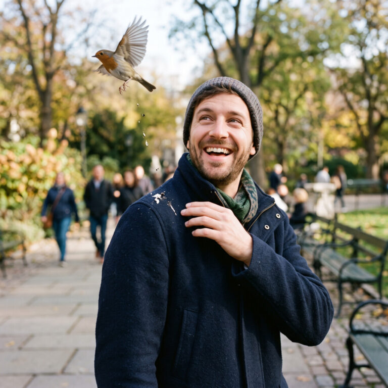 bird pooping on you good luck myth