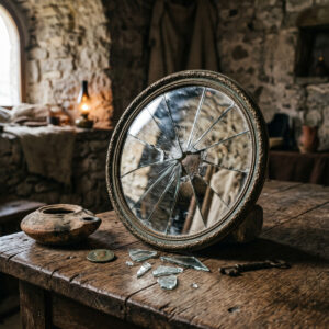 breaking a mirror superstition